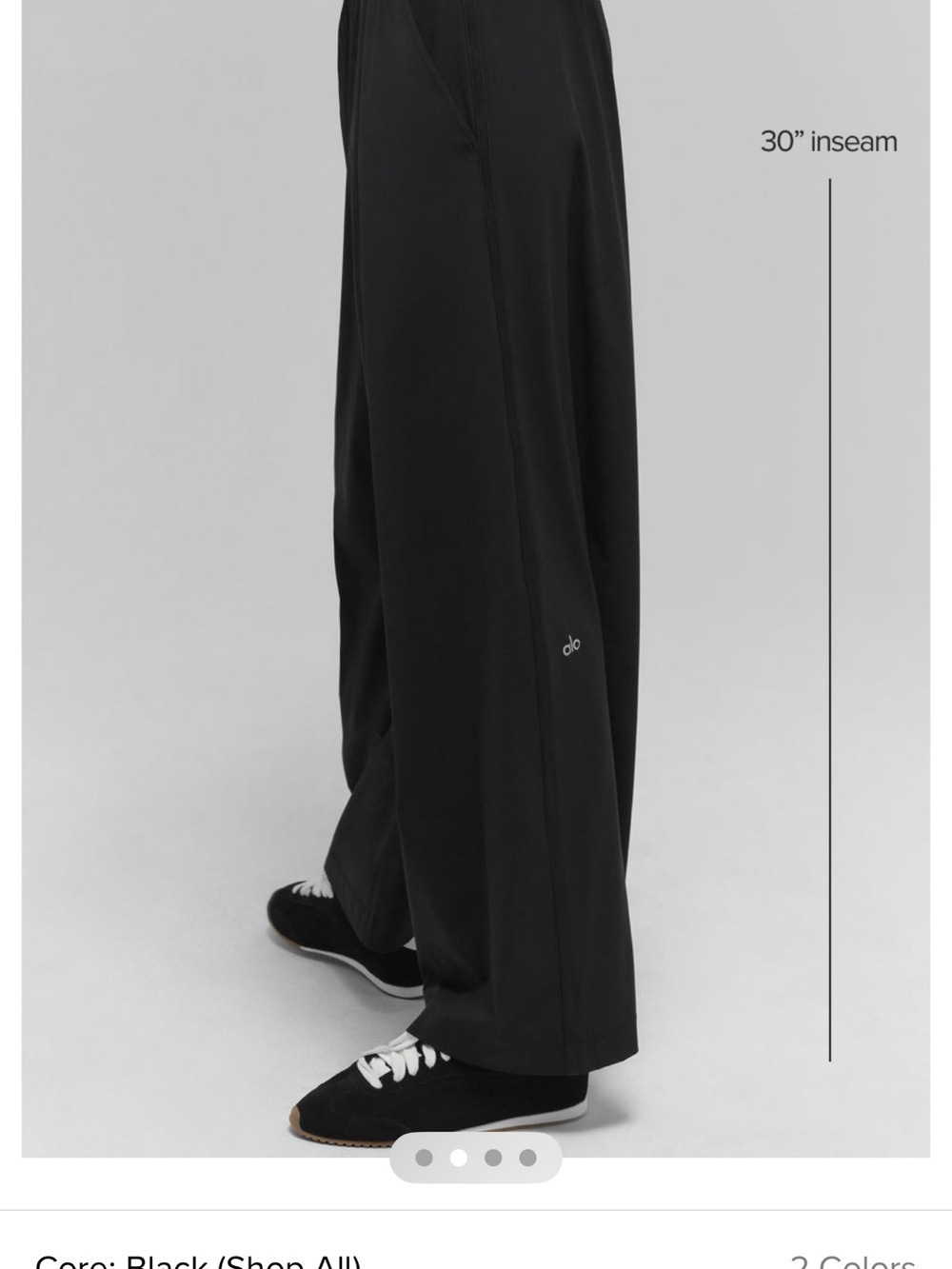 ALO breezy wide leg pant